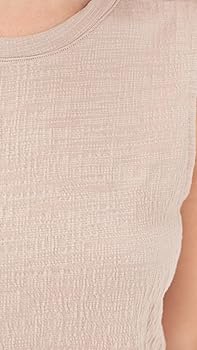 sloane textured slub top | blue at Amazon Women's Clothing store